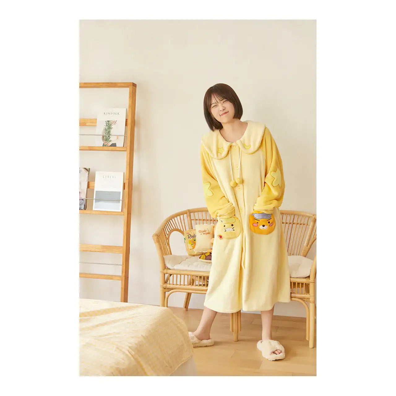 Kakao Friends - Ryan & Choonsik Dress Coat Pajamas - Kakao Friends - Clothing - Harumio
