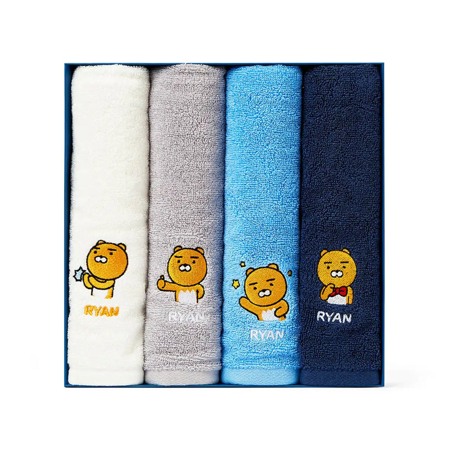 Kakao Friends - Ryan Antibacterial Face Towel Set - Kakao Friends - Home & Living, Accessories - Harumio