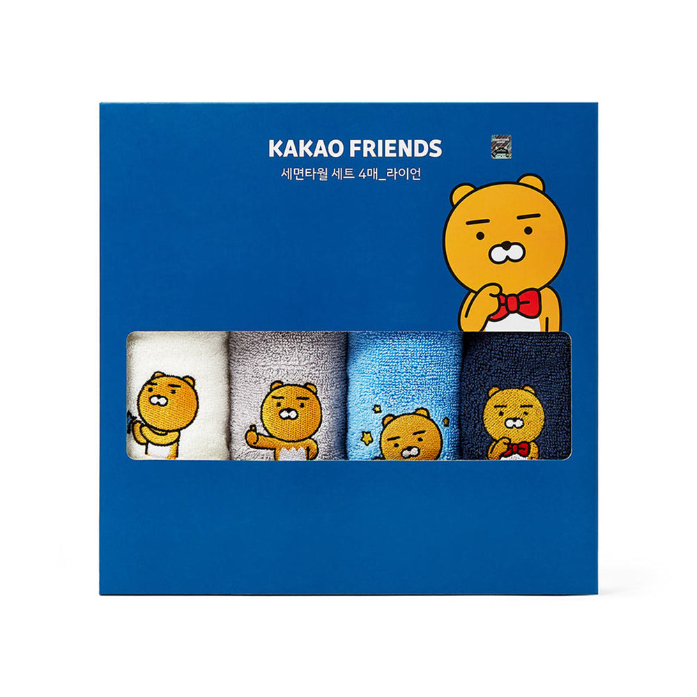 Kakao Friends - Ryan Antibacterial Face Towel Set