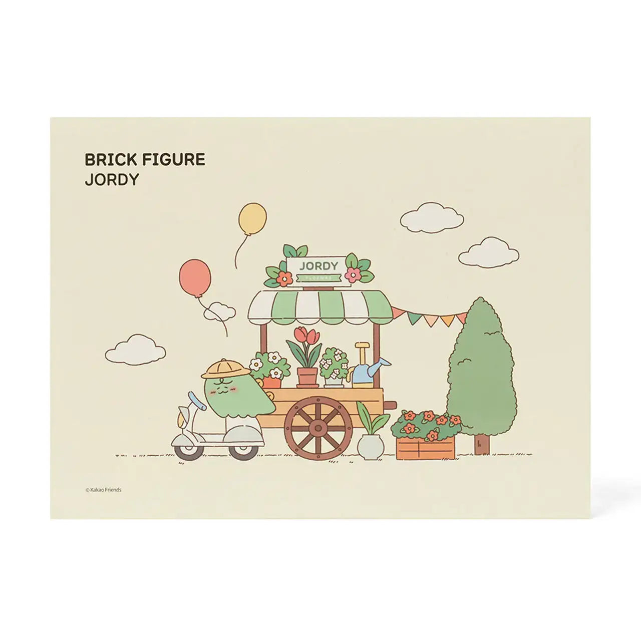 Kakao Friends - Jordy Flower Shop Brick Figure - Kakao Friends - Home & Living, Accessories - Harumio