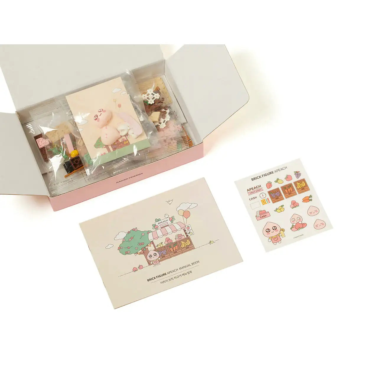 Kakao Friends - Apeach Brick Fruit Shop Figure - Kakao Friends - Toy - Harumio
