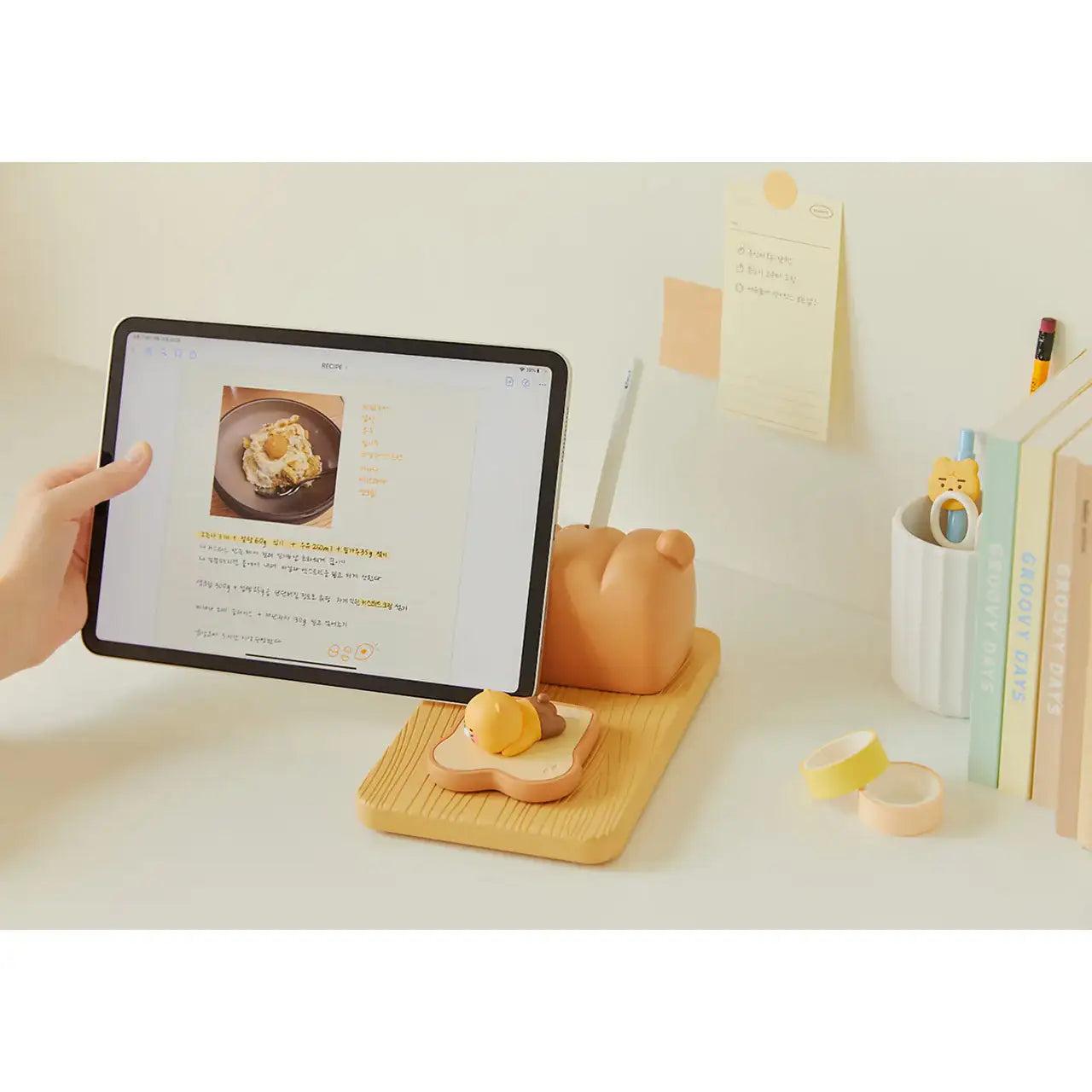 Kakao Friends - Choonsik Tablet & iPad Pencil Stand Holder - Kakao Friends - Home & Living, Accessories - Harumio