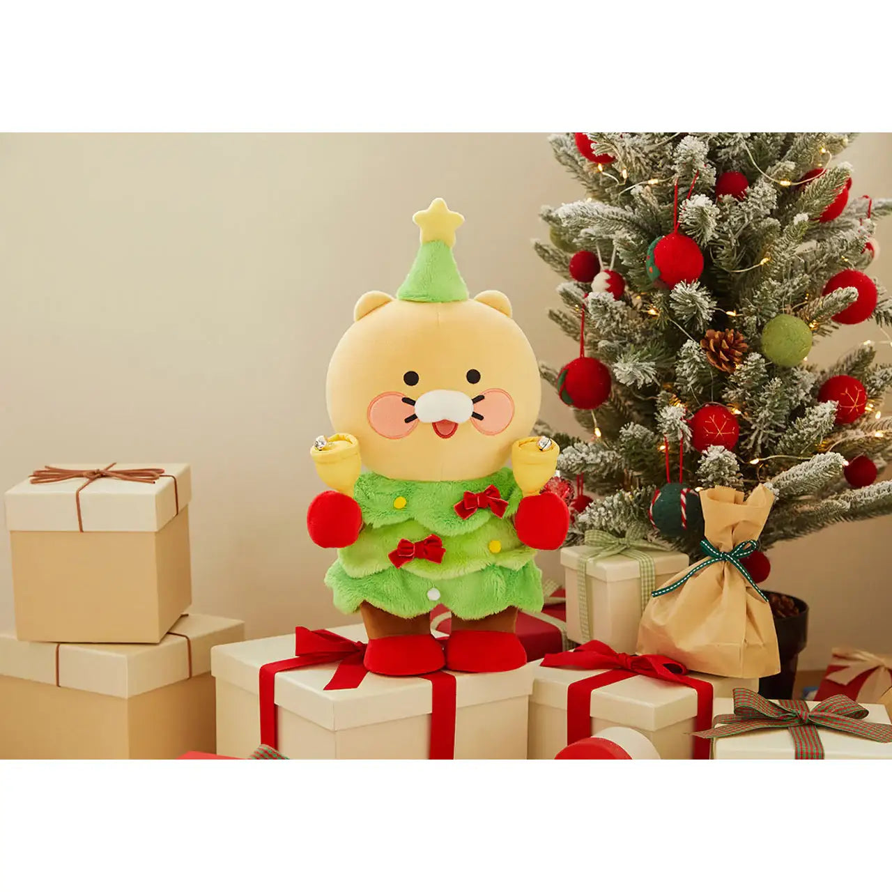 Kakao Friends - Secret Christmas Choonsik Christmas Tree Plush Doll - Kakao Friends - Plush - Harumio