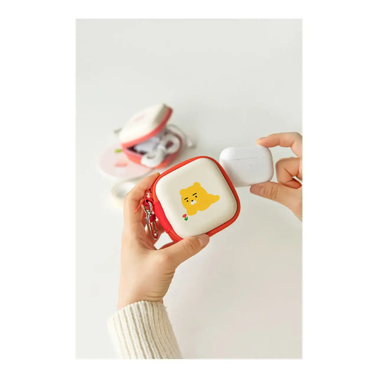 Kakao Friends - April Shower Ryan Mini Hard Pouch - Kakao Friends - Accessories, Bag - Harumio