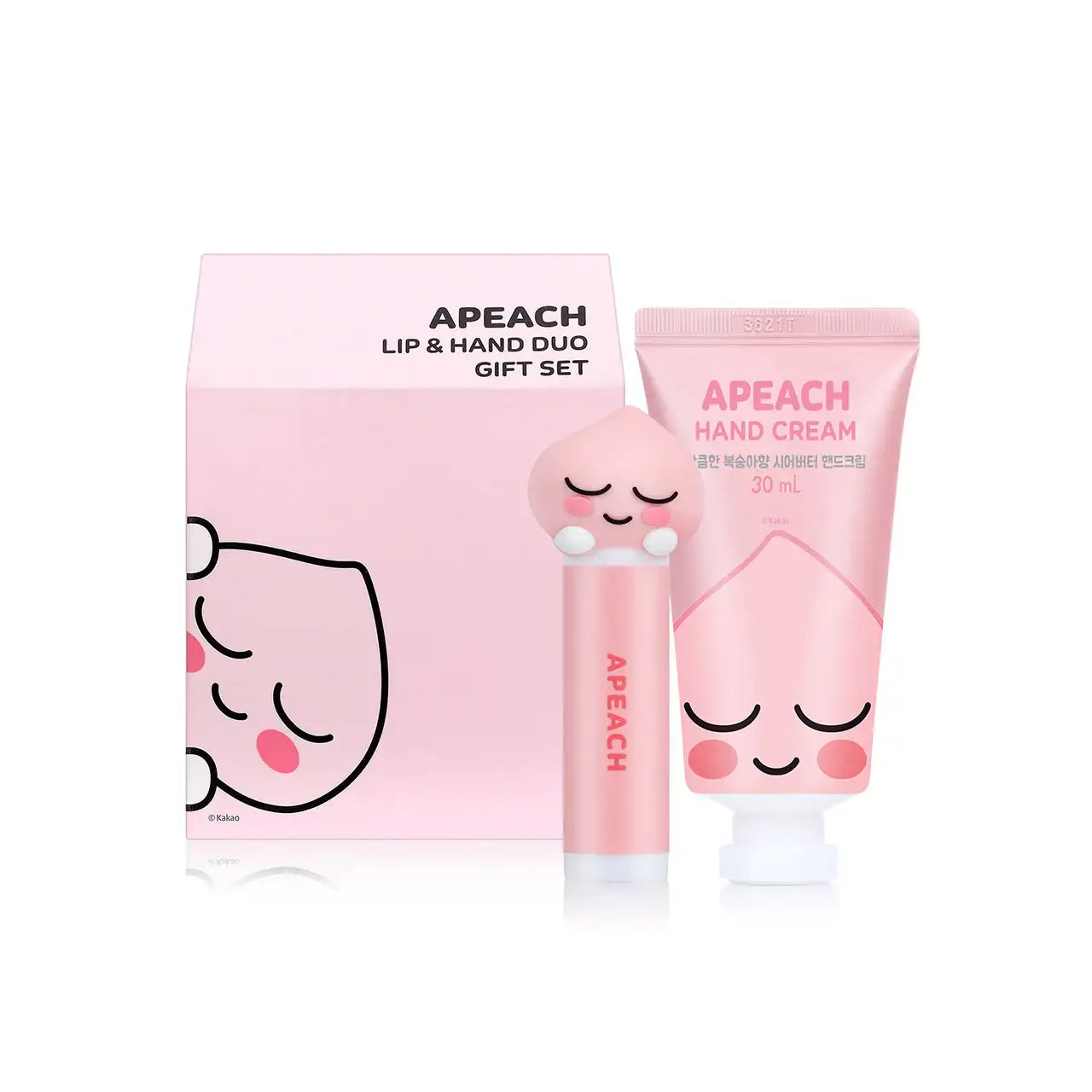 ON:THE BODY x Kakao Friends - Apeach Lip & Hand Duo Gift Set - ON:THE BODY x Kakao Friends - Makeup Sets - Harumio