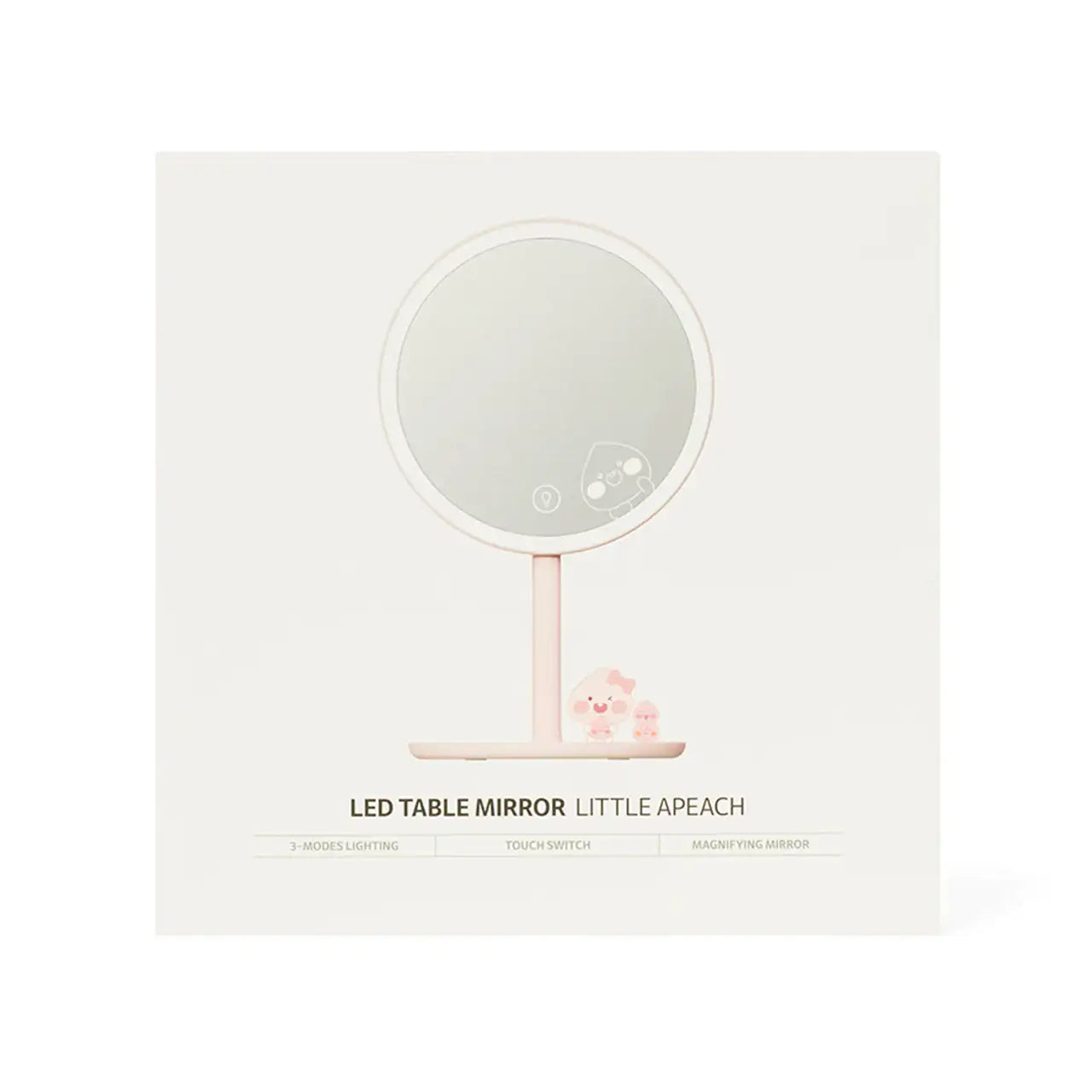 Kakao Friends - Little Apeach LED Table Mirror - Kakao Friends - Home & Living, Accessories - Harumio