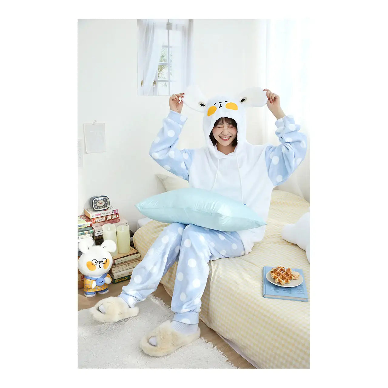 Kakao Friends - AnkokoAnko Sleep Pajamas Set - Kakao Friends - Clothing - Harumio