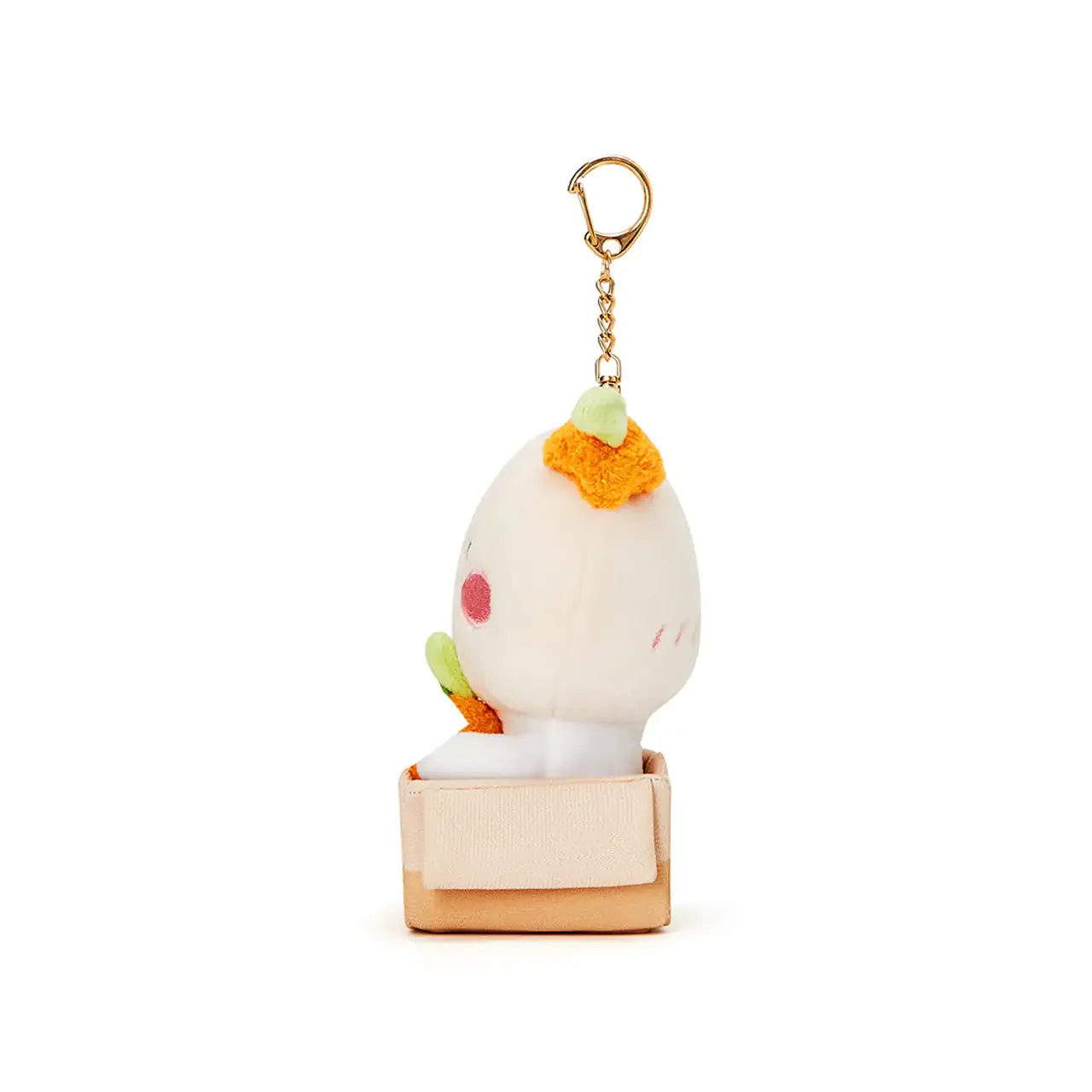 Kakao Friends - Jeju Edition Apeach Tangerine Box Keychain - Kakao Friends - Accessories - Harumio