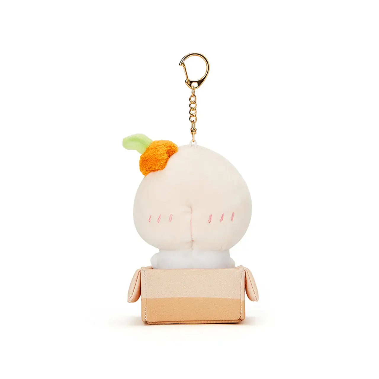 Kakao Friends - Jeju Edition Apeach Tangerine Box Keychain - Kakao Friends - Accessories - Harumio