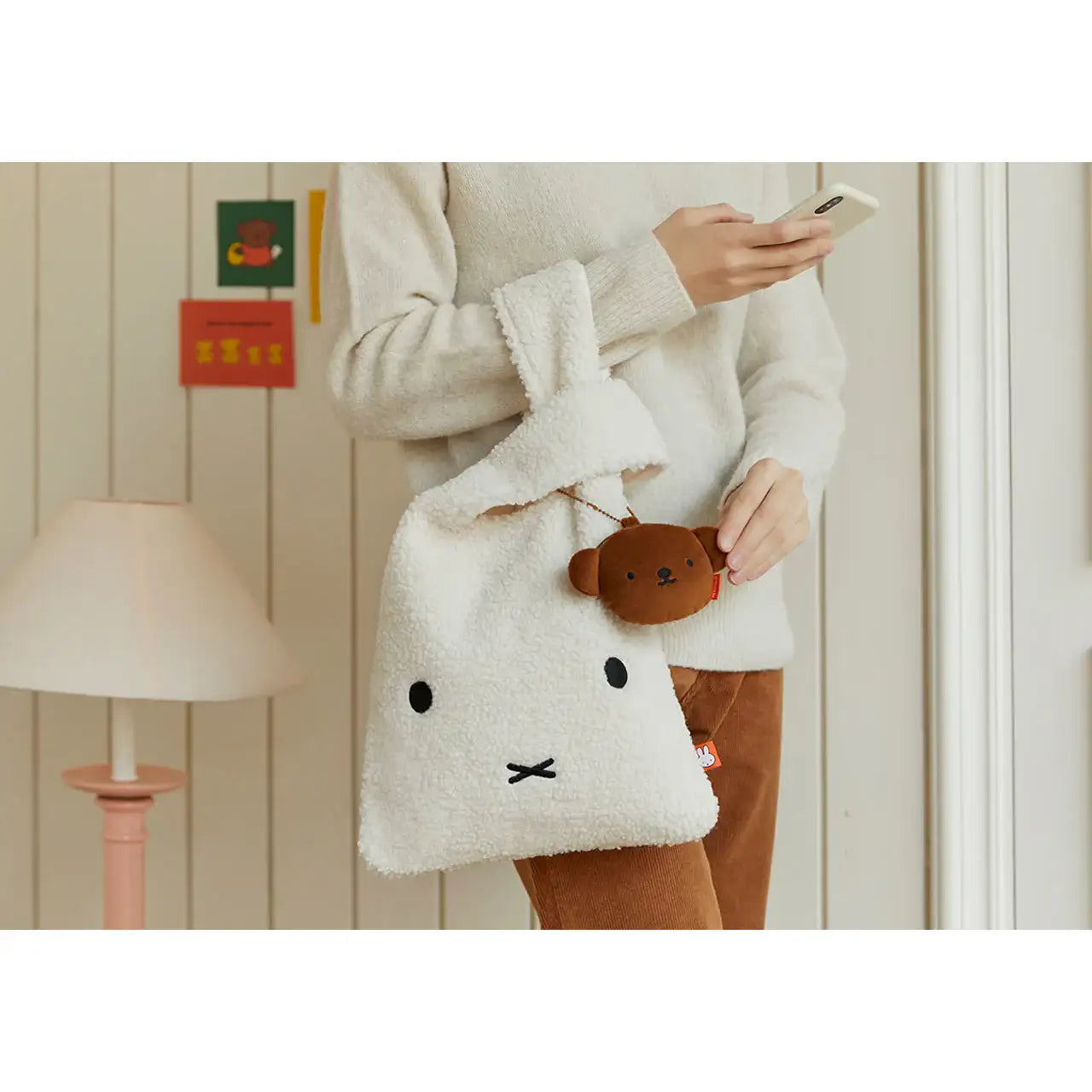 Kakao Friends - Miffy Winter Tote Bag - Kakao Friends - Accessories, Bag - Harumio