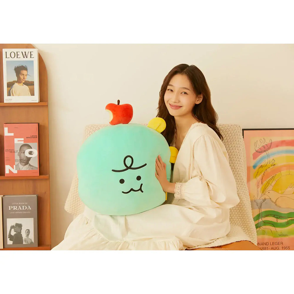 Kakao Friends - Apple Jordy Face Soft Cushion - Kakao Friends - Plush - Harumio