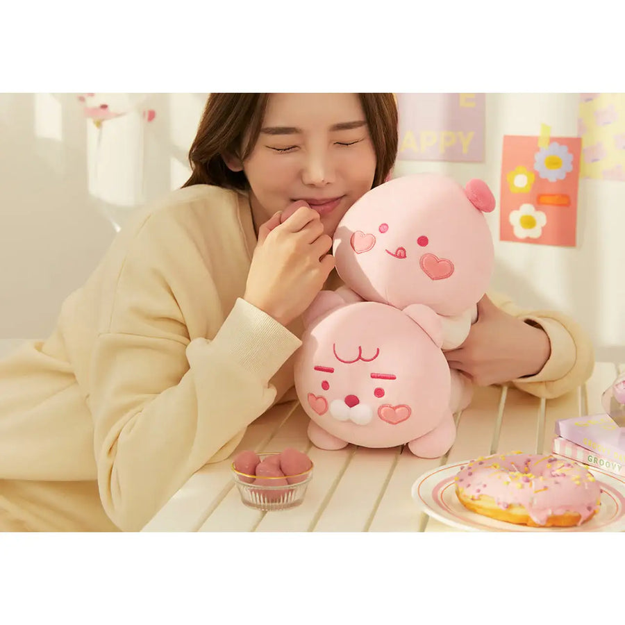 Kakao Friends - Pink Edition Heart Baby Pillow - Kakao Friends - Plush - Harumio