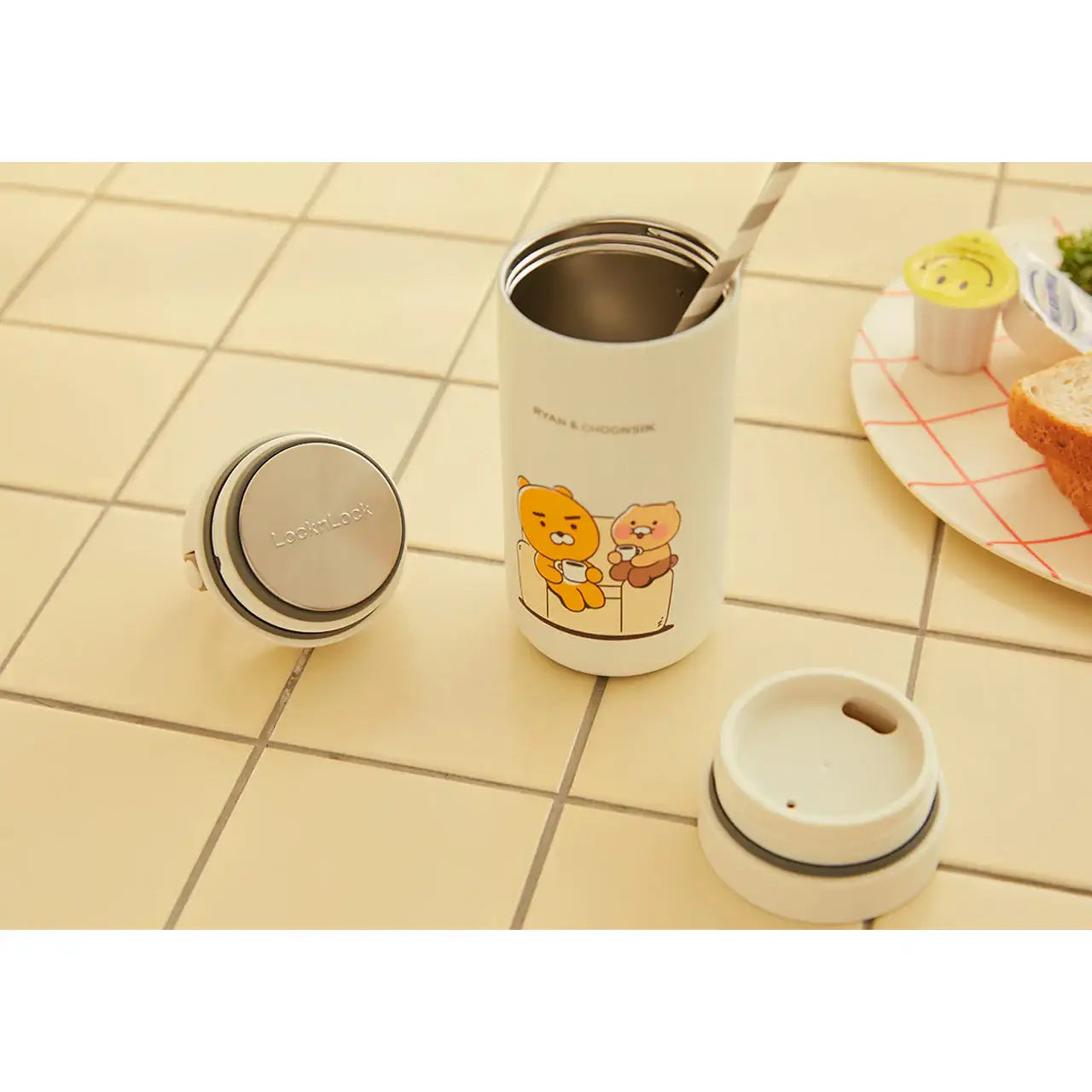 Kakao Friends - Ryan & Choonsik To-Go Stainless Tumbler - Kakao Friends - Home & Living, Accessories - Harumio
