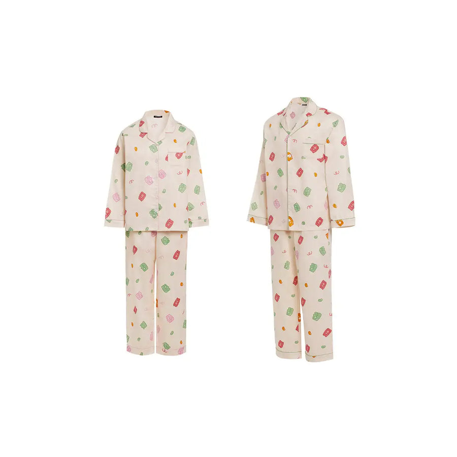 Kakao Friends - Ryan & Choonsik Jelly Pajamas Set - Kakao Friends - Clothing - Harumio