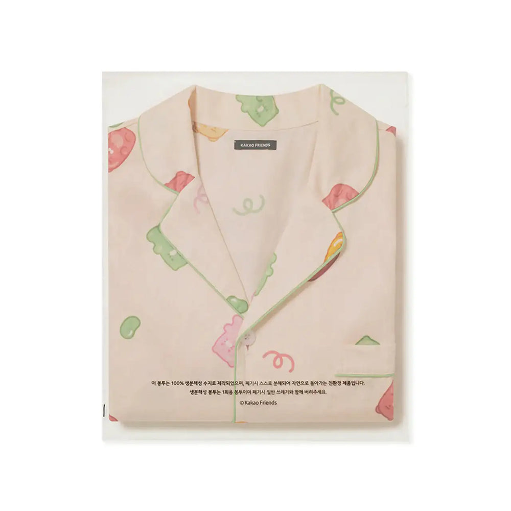 Kakao Friends - Ryan & Choonsik Jelly Pajamas Set - Kakao Friends - Clothing - Harumio