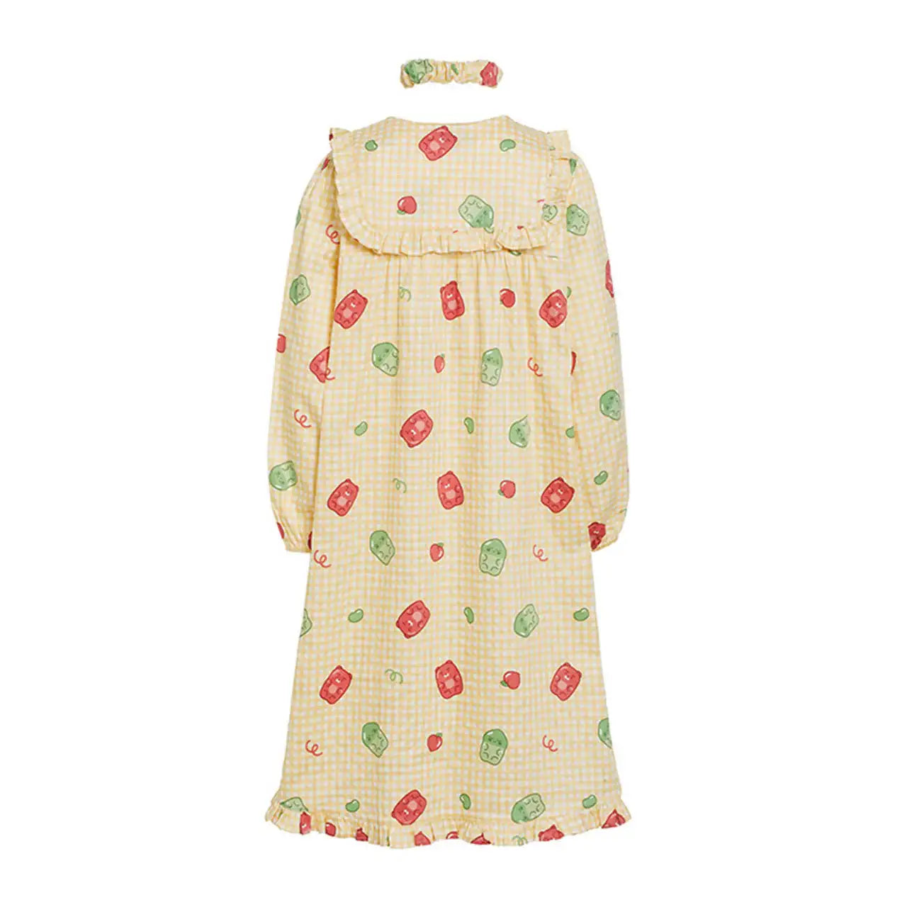 Kakao Friends - Ryan & Choonsik Jelly Ruffles Dress Pajamas Set - Kakao Friends - Clothing - Harumio