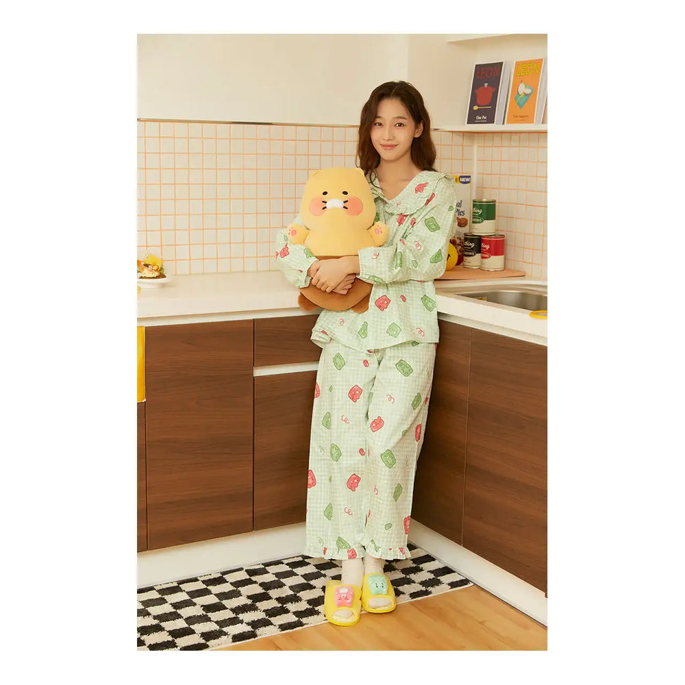 Kakao Friends - Ryan & Choonsik Jelly Frills Pajamas Set - Kakao Friends - Clothing - Harumio