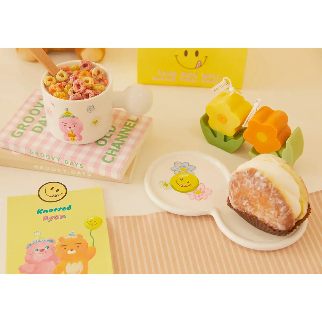 Knotted x Kakao Friends - Ryan Mug Cup & Tray Set - Knotted x Kakao Friends - Home & Living, Accessories - Harumio