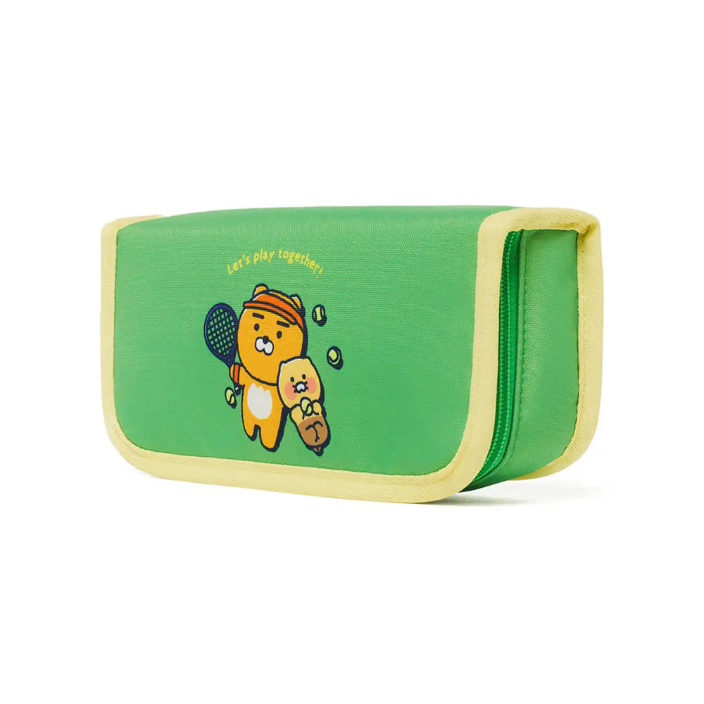 Kakao Friends - Let's Play Ryan & Choonsik Square Pencil Case - Kakao Friends - Accessories - Harumio