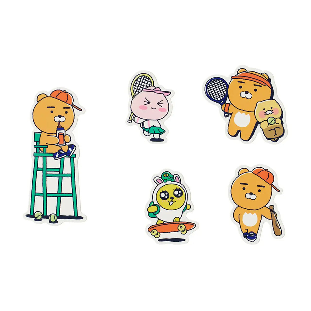 Kakao Friends - Let's Play Deco Sticker Set (9 pcs) - Kakao Friends - Accessories - Harumio