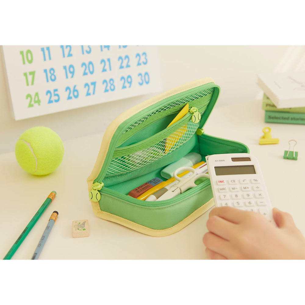 Kakao Friends - Let's Play Ryan & Choonsik Square Pencil Case