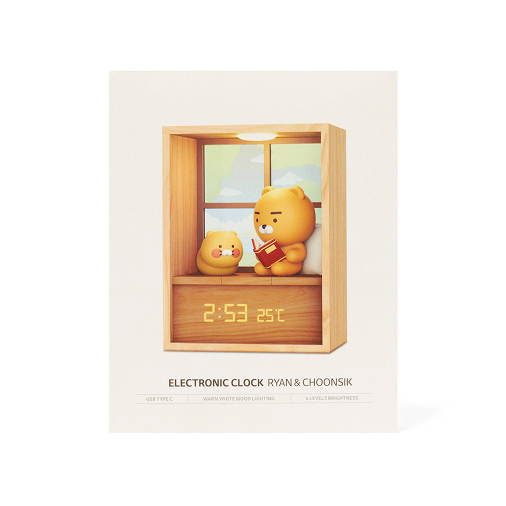 Kakao Friends - Ryan & Choonsik Electronic Clock
