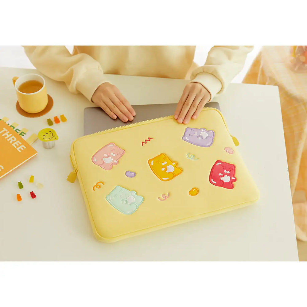 Kakao Friends - Ryan Jelly Laptop Pouch (15") - Kakao Friends - Accessories - Harumio