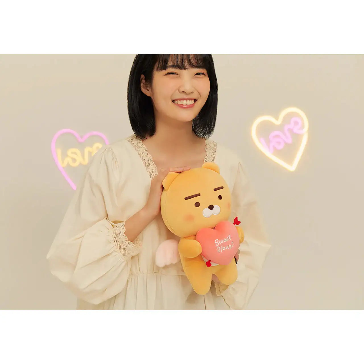 Kakao Friends - Cupid Angel Ryan Plush Doll Set - Kakao Friends - Plush - Harumio