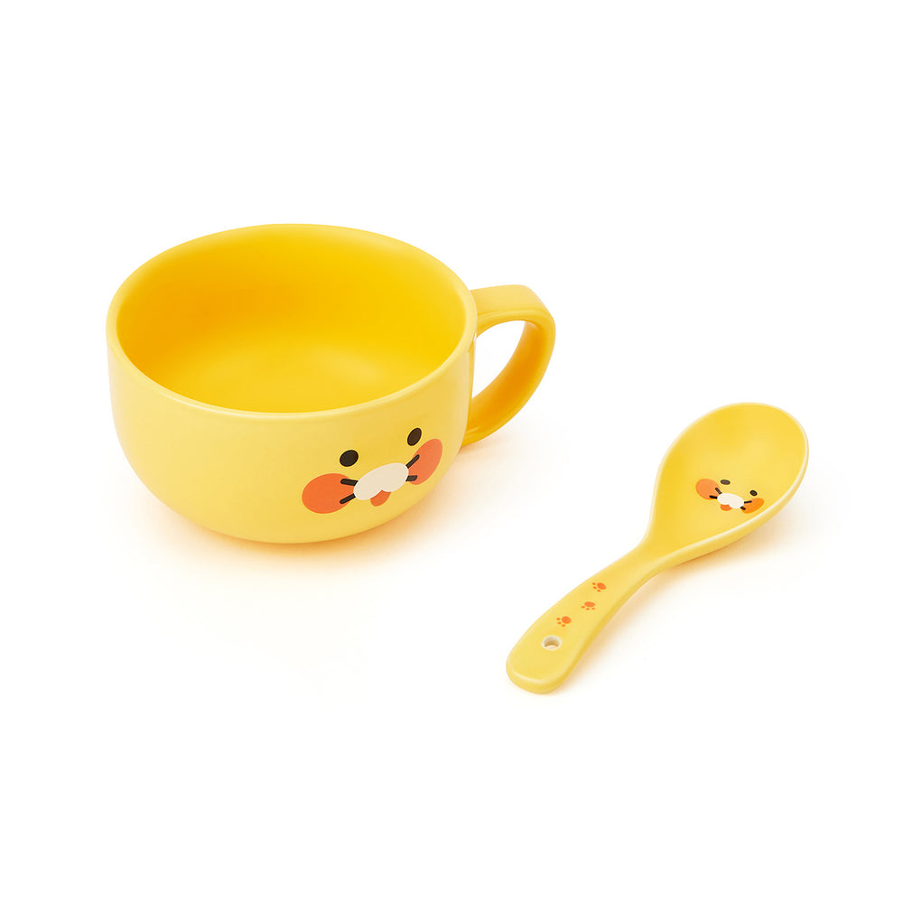 Kakao Friends - Choonsik Cereal Bowl & Spoon Set