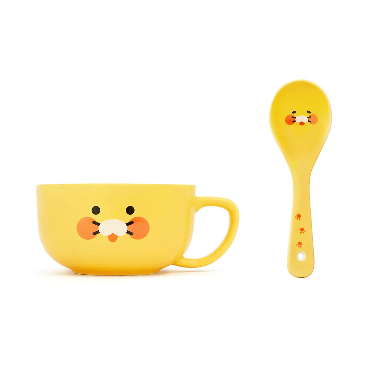 Kakao Friends - Choonsik Cereal Bowl & Spoon Set - Kakao Friends - Home & Living, Accessories - Harumio