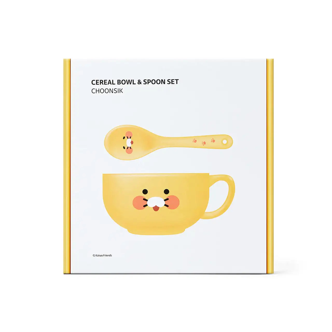 Kakao Friends - Choonsik Cereal Bowl & Spoon Set - Kakao Friends - Home & Living, Accessories - Harumio