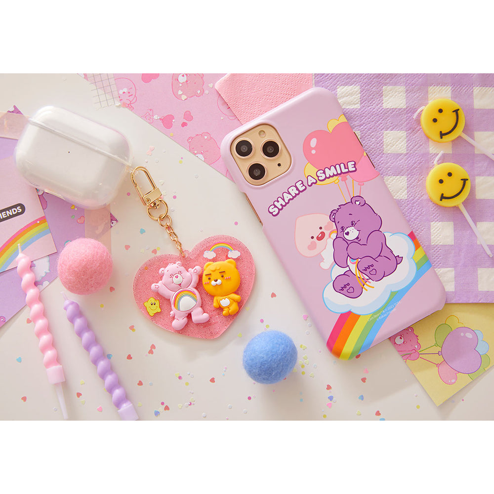 Care Bears x Kakao Friends - Heart Key Ring