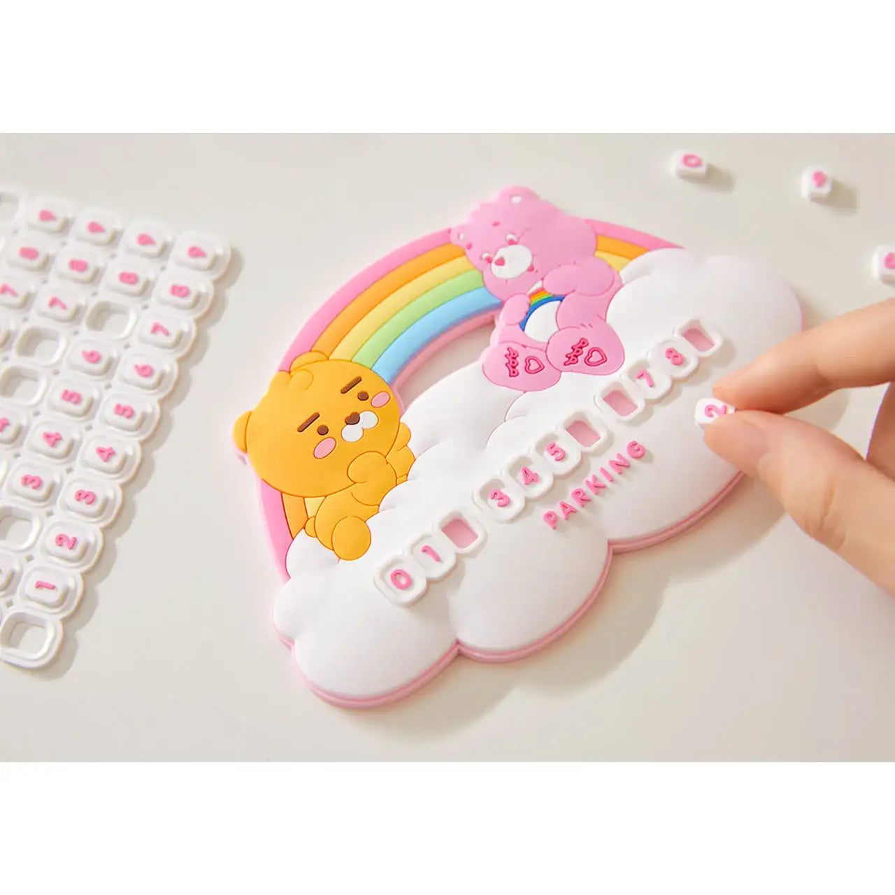Care Bears x Kakao Friends - Parking License Plate - Care Bears x Kakao Friends - Car Accessories - Harumio