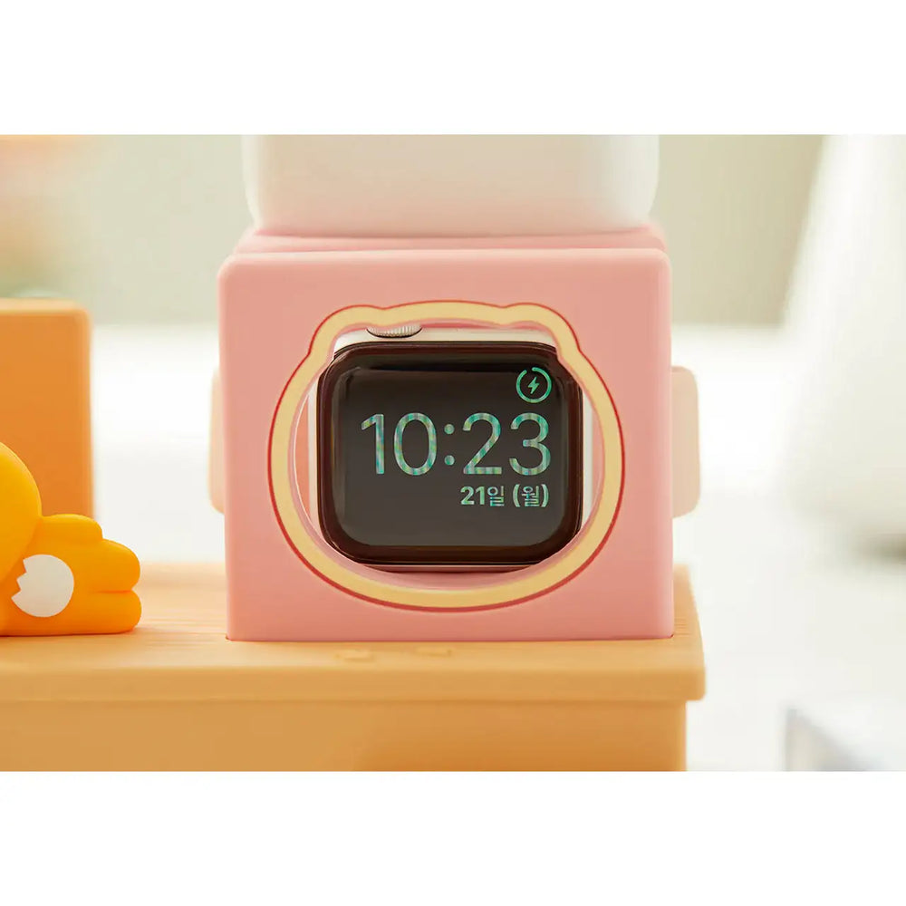 Kakao Friends - Ryan & Choonsik Triple Apple Charging Stand - Kakao Friends - Home & Living, Accessories - Harumio