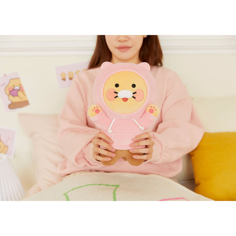 Kakao Friends - Pink Hoodie Choonsik Baby Pillow