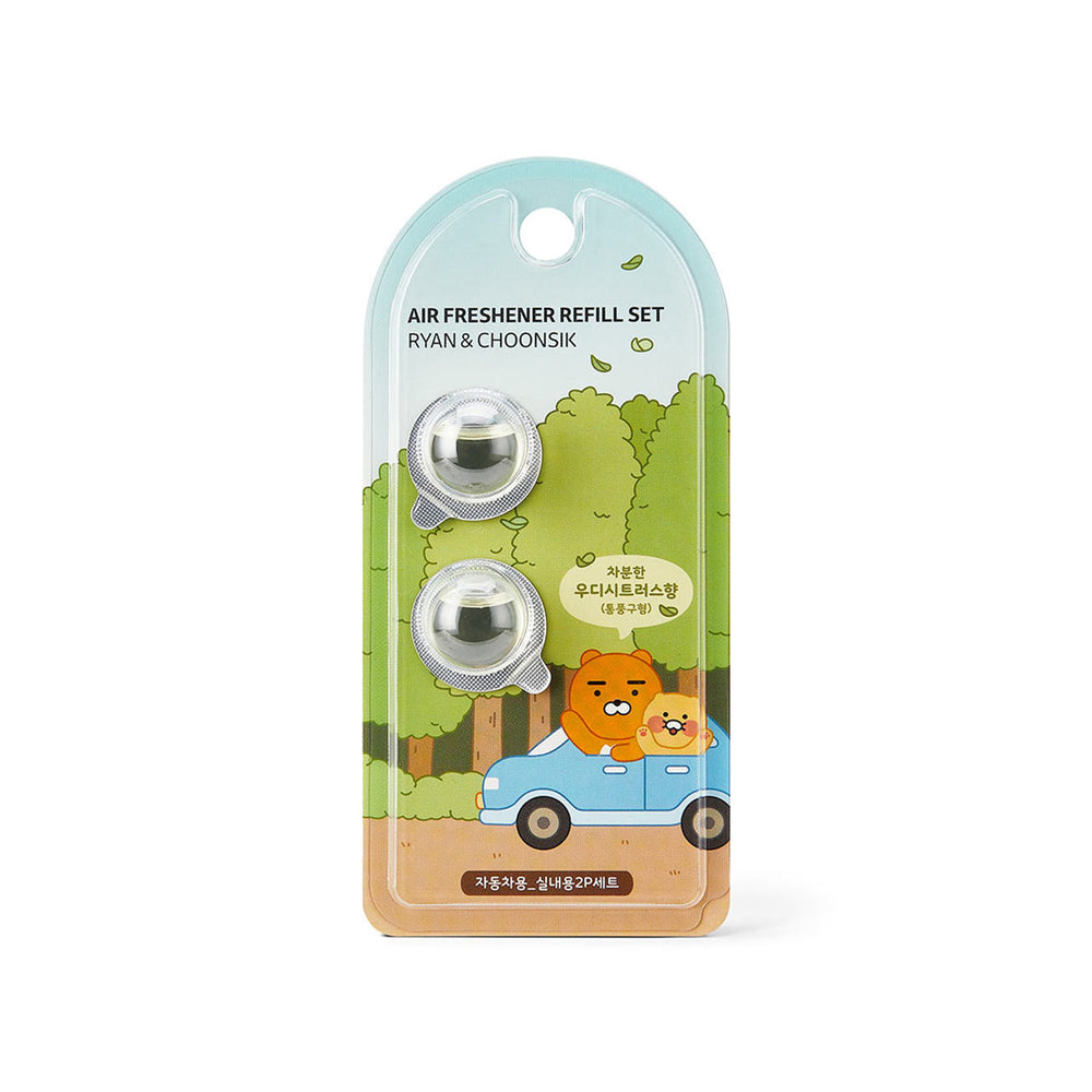 Kakao Friends - Car Air Freshener Refill Set