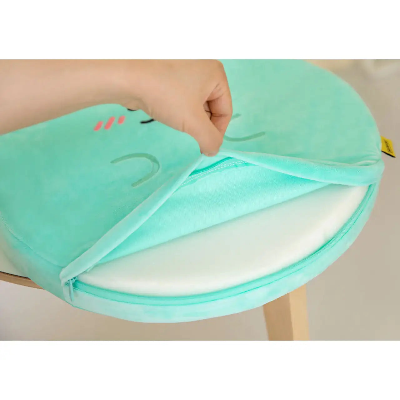 Kakao Friends - Jordy Face Cushion Sitting Pad - Kakao Friends - Home & Living, Accessories - Harumio