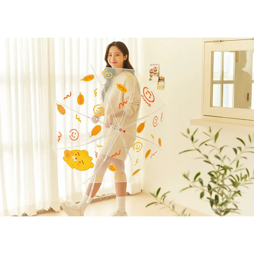 Kakao Friends - Ryan Hotdog Transparent Umbrella - Kakao Friends - Home & Living, Accessories - Harumio