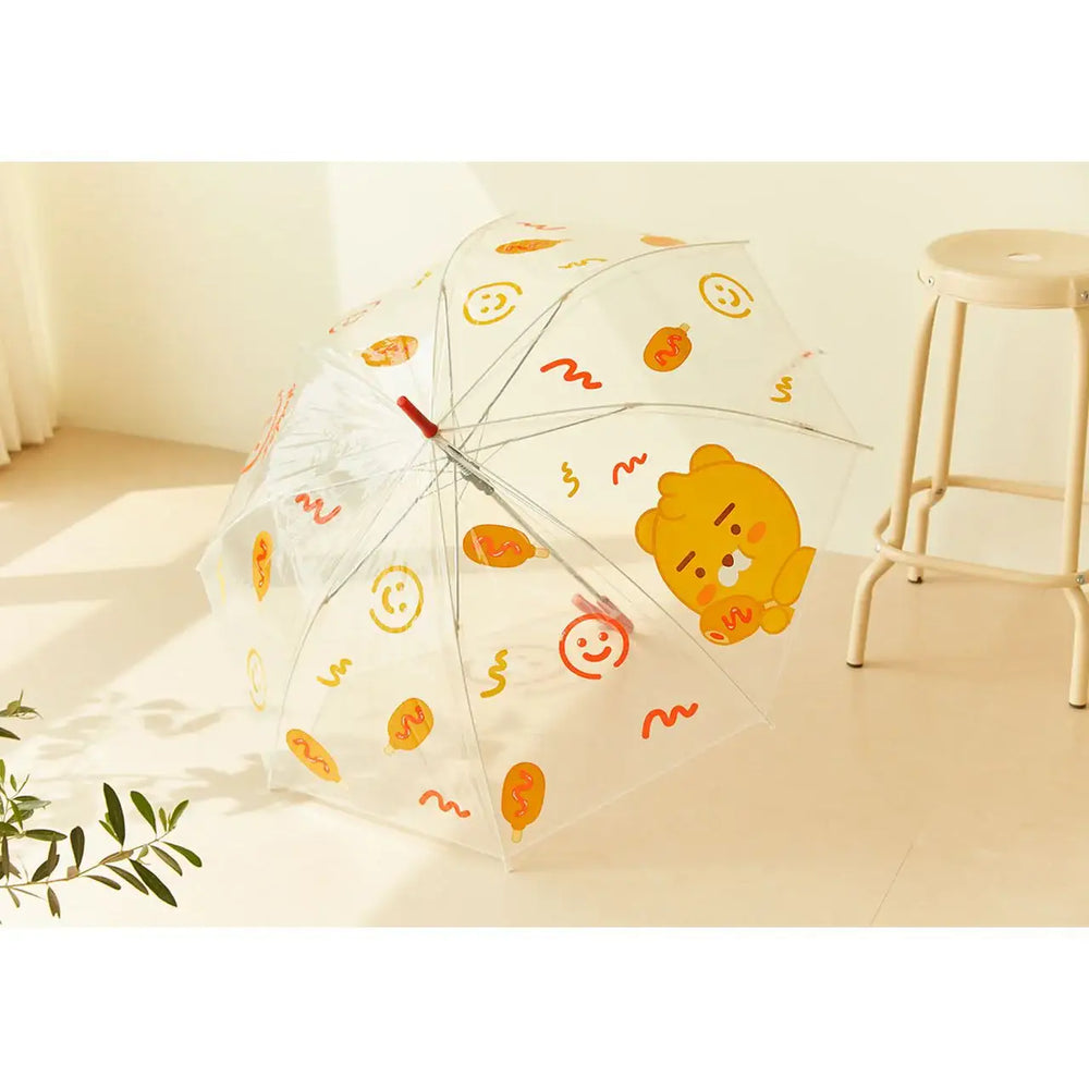 Kakao Friends - Ryan Hotdog Transparent Umbrella