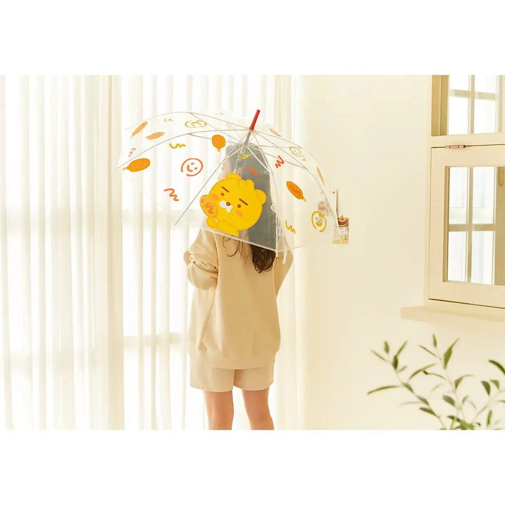 Kakao Friends - Ryan Hotdog Transparent Umbrella