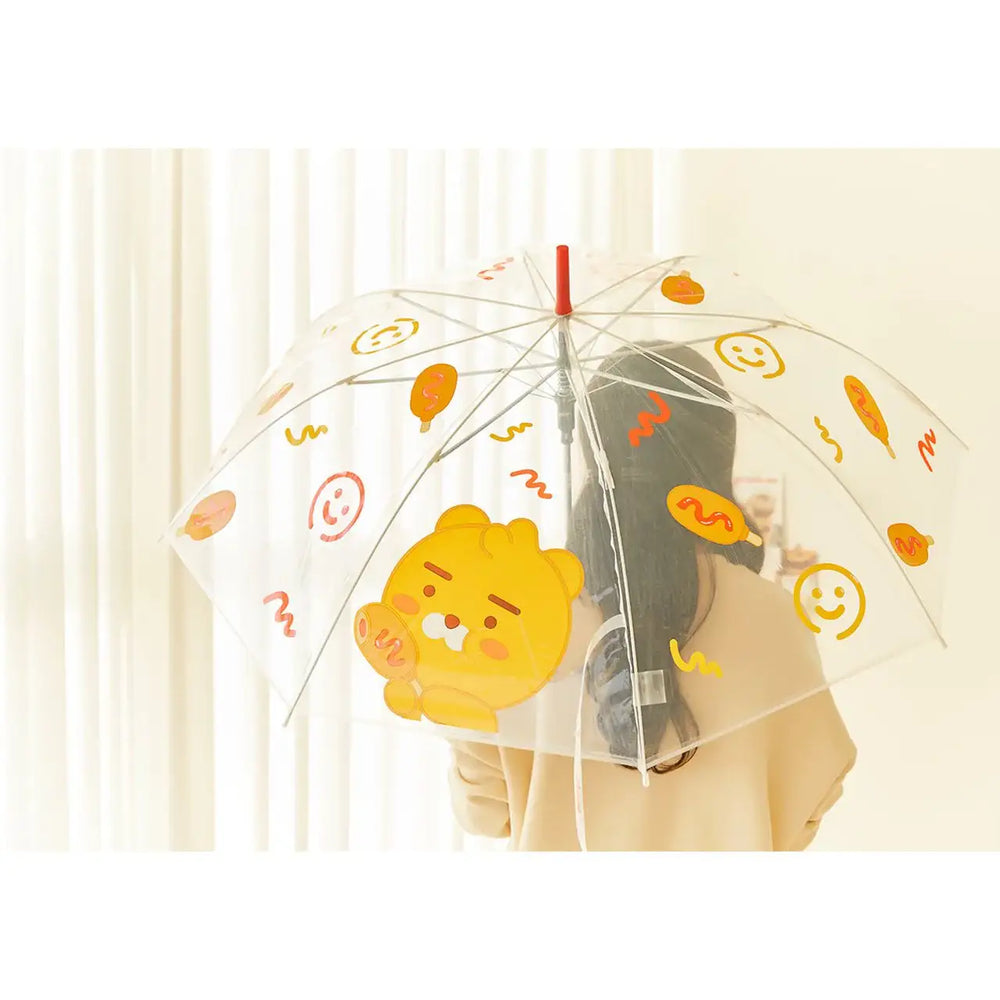 Kakao Friends - Ryan Hotdog Transparent Umbrella