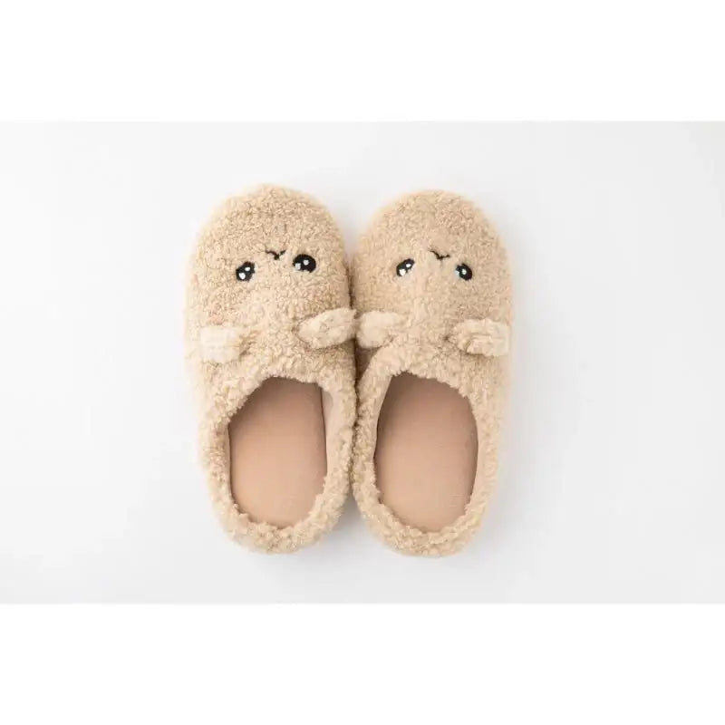 Gosimperson - Worried Bear Slippers - Gosimperson - Footwear - Harumio