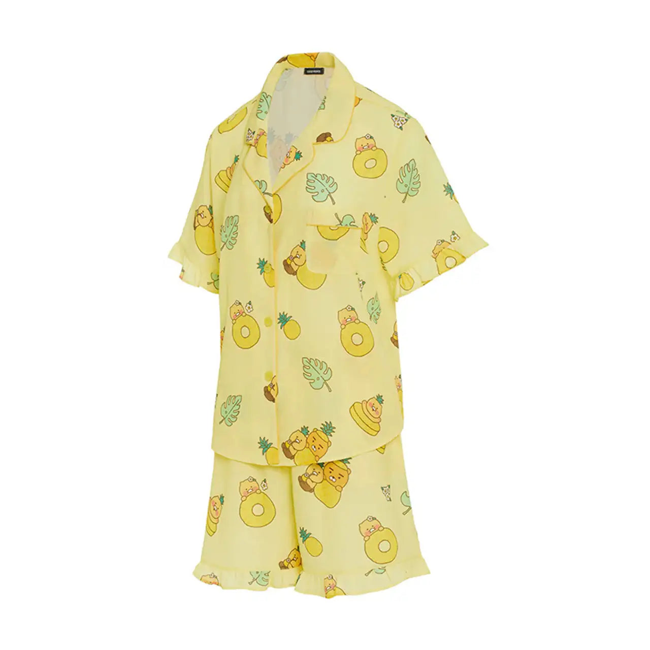 Kakao Friends - Ryan & Choonsik Cool Summer Donuts Pajamas Set - Kakao Friends - Clothing - Harumio