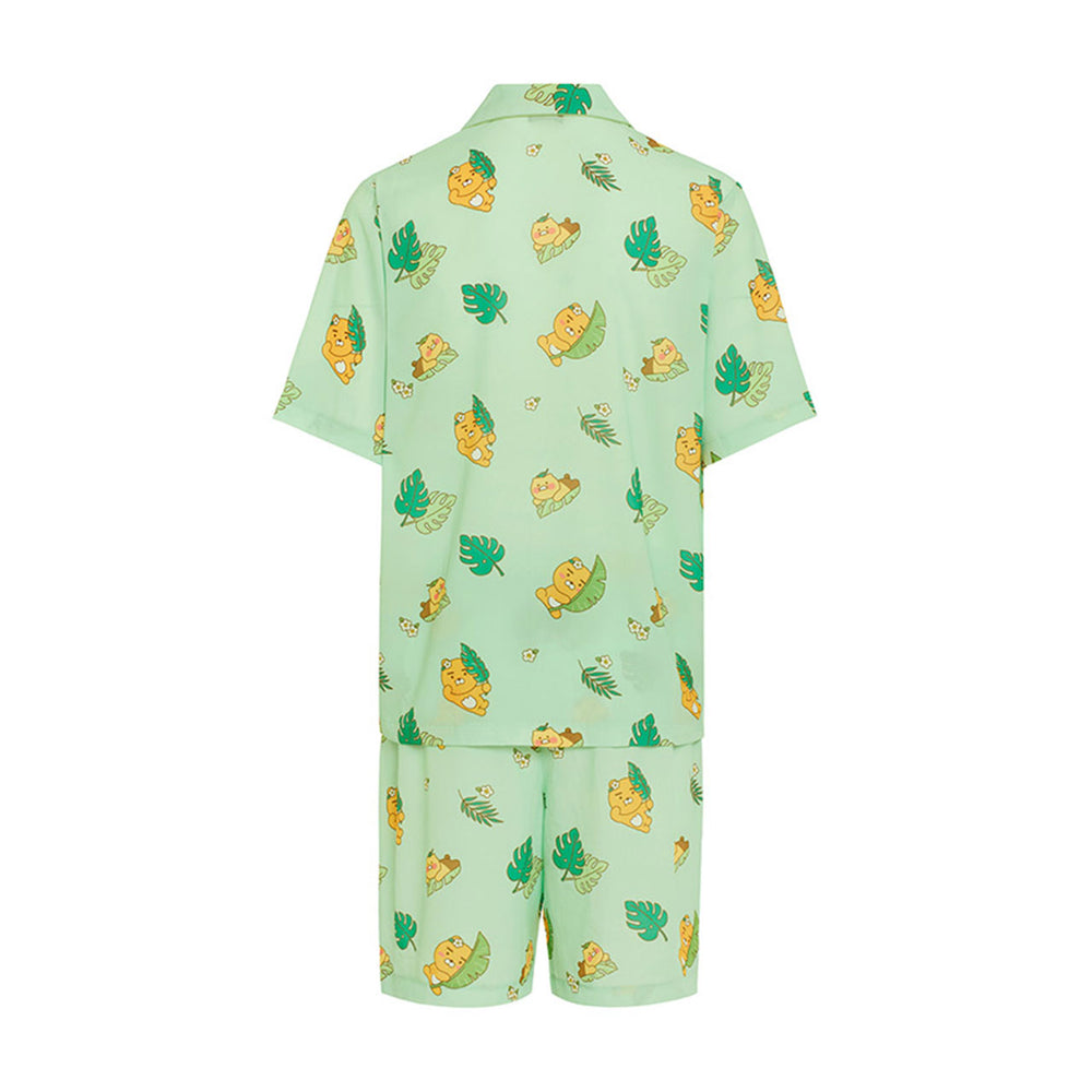 Kakao Friends - Ryan & Choonsik Leafy Summer Pajamas Set