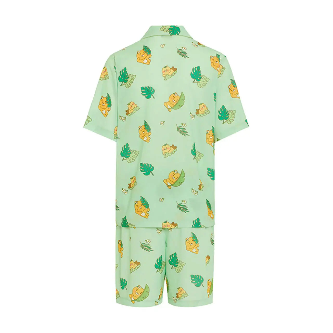 Kakao Friends - Ryan & Choonsik Leafy Summer Pajamas Set - Kakao Friends - Clothing - Harumio