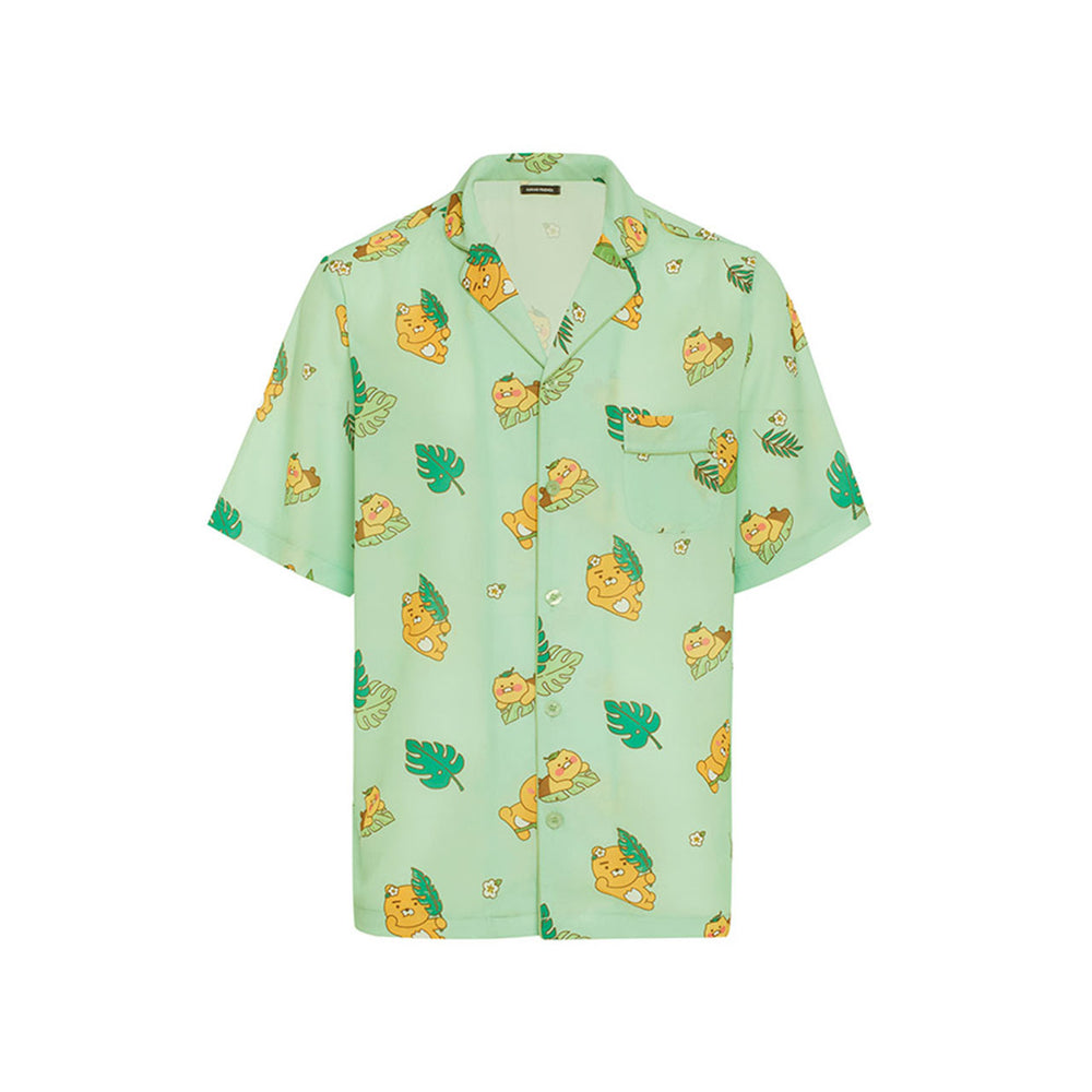 Kakao Friends - Ryan & Choonsik Leafy Summer Pajamas Set