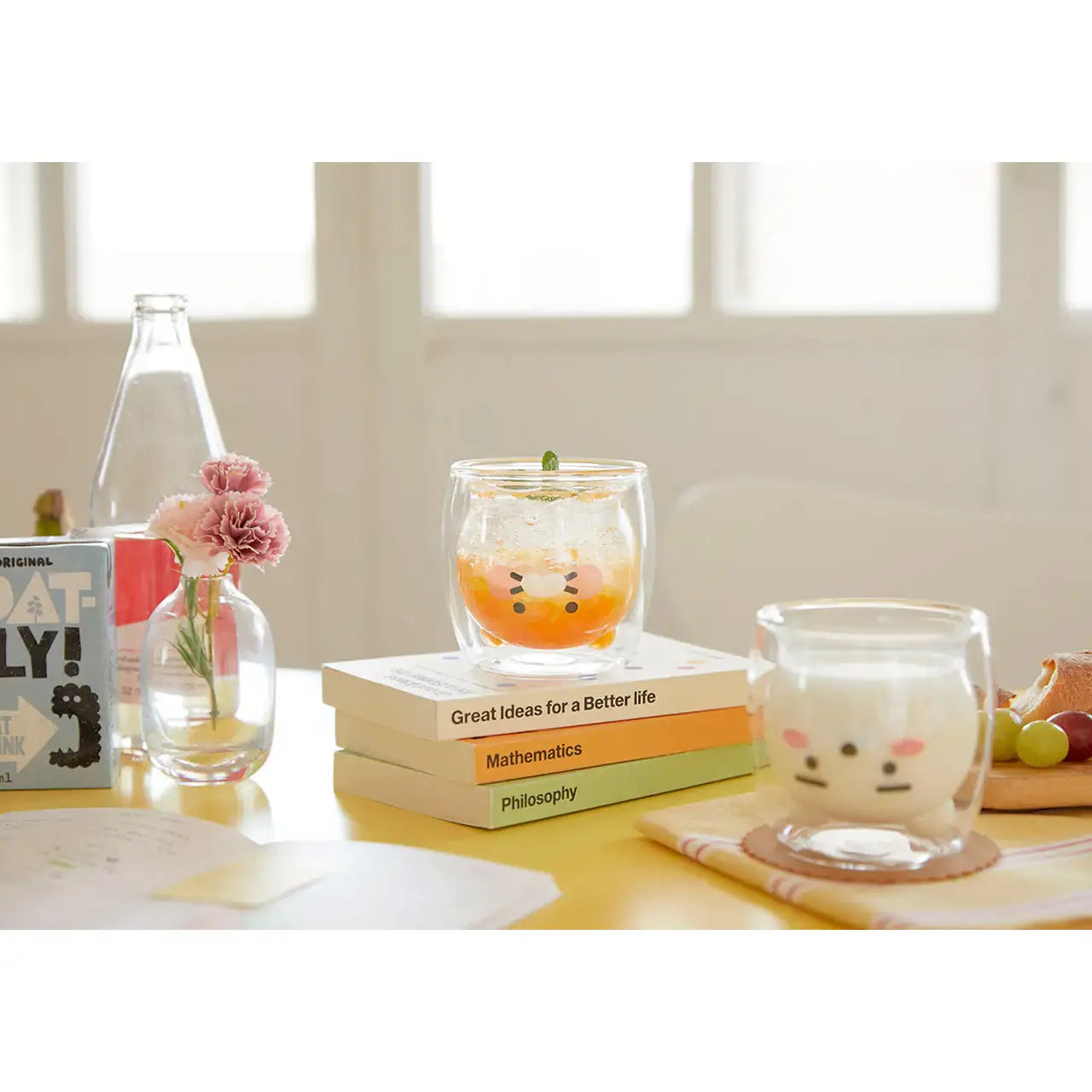 Kakao Friends - Face Glass Cup - Kakao Friends - Home & Living, Accessories - Harumio