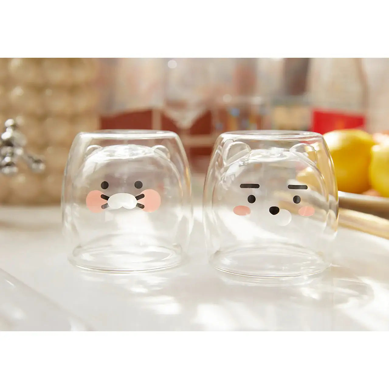 Kakao Friends - Face Glass Cup - Kakao Friends - Home & Living, Accessories - Harumio