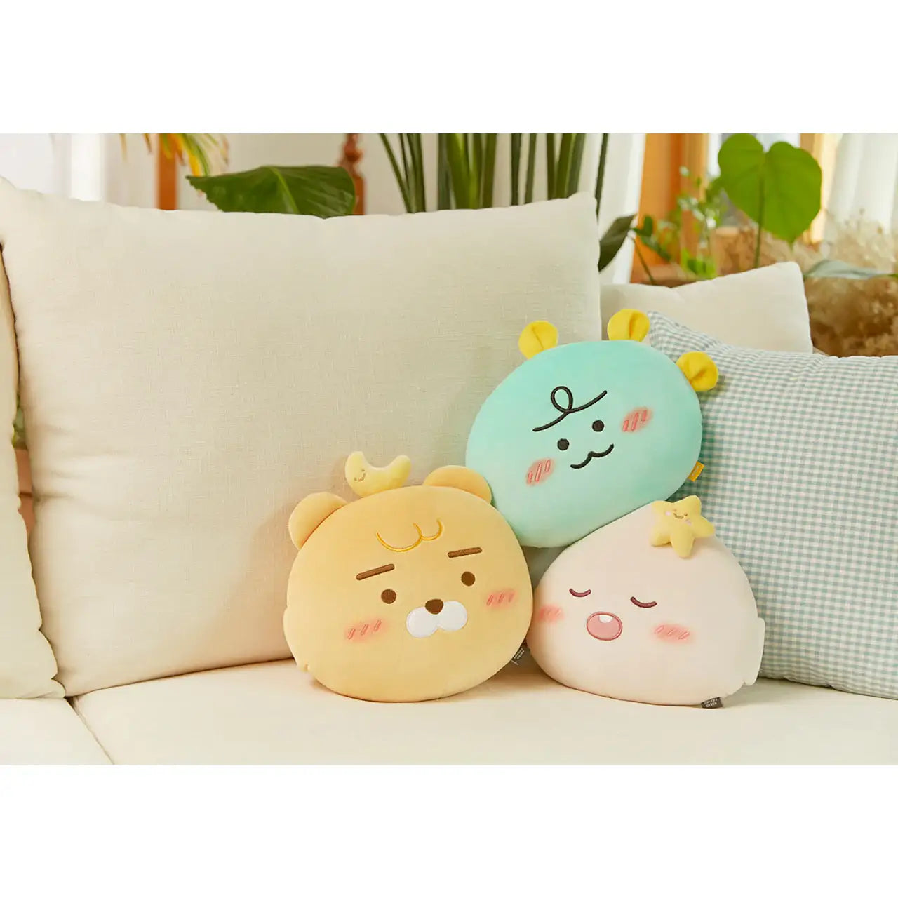 Kakao Friends - Little Friends Face Cushion - Kakao Friends - Plush - Harumio
