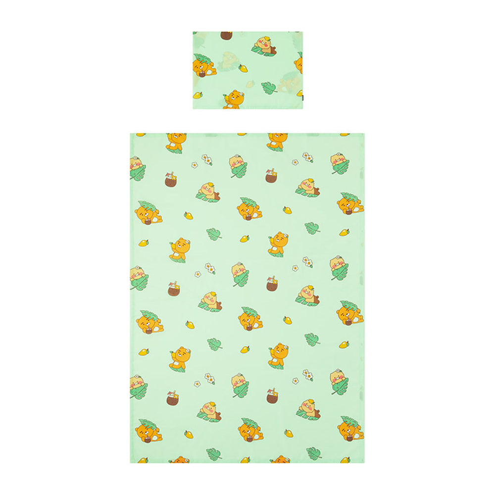 Kakao Friends - Ryan & Choonsik Greenery Blanket & Pillow Cover